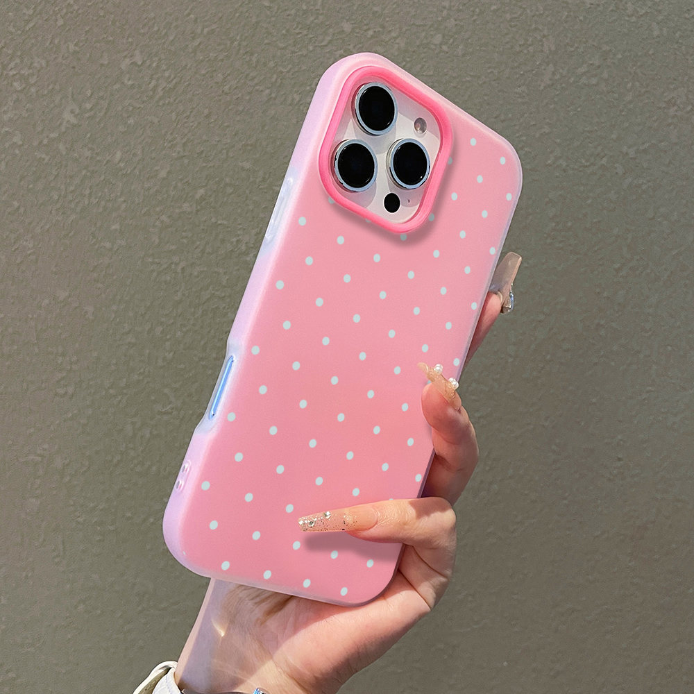Phone Cases Xiaomi - Adorable Light Blue Polka Dot Phone