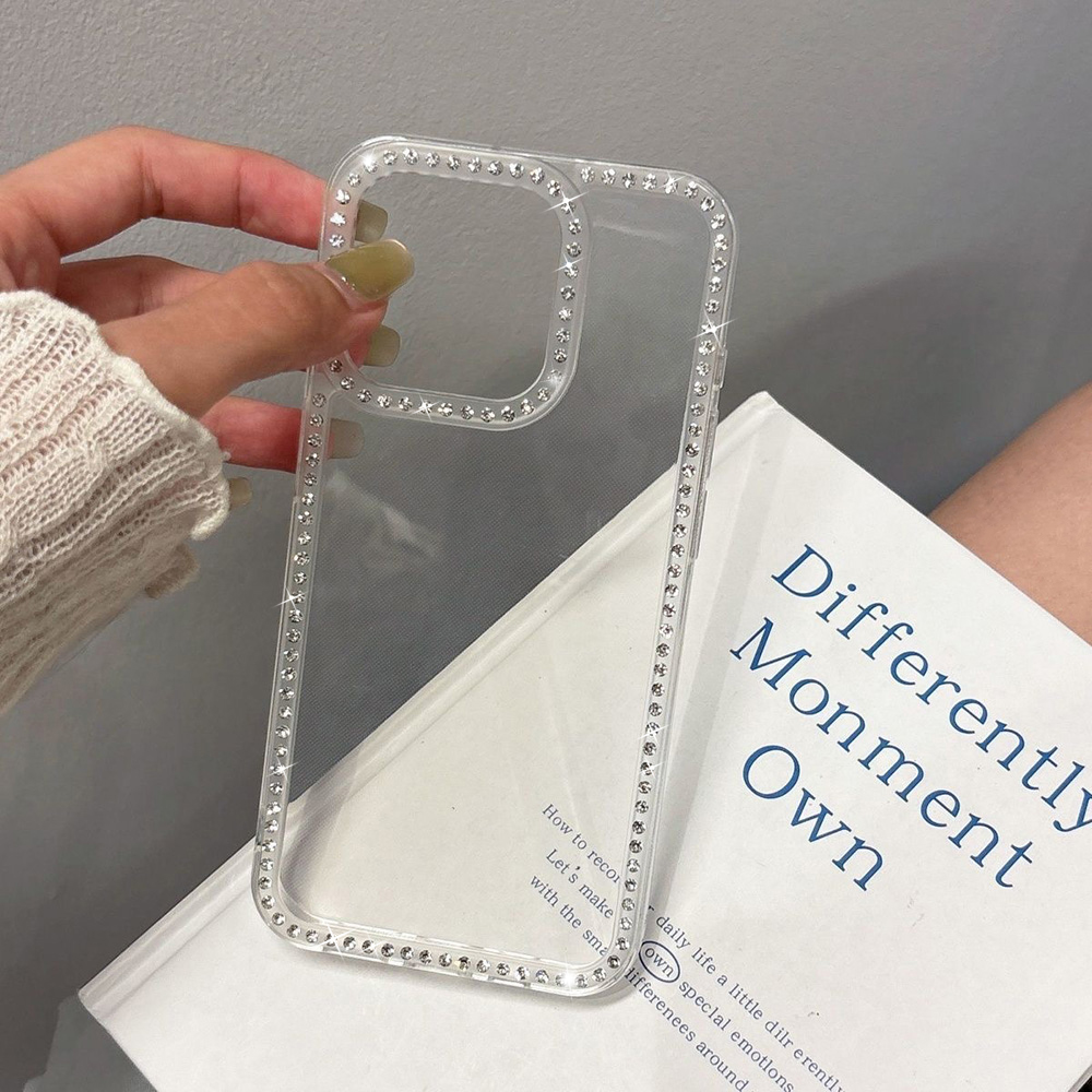Phone Cases Clear - Luxury Transparent Diamond Jewelled Phone Case