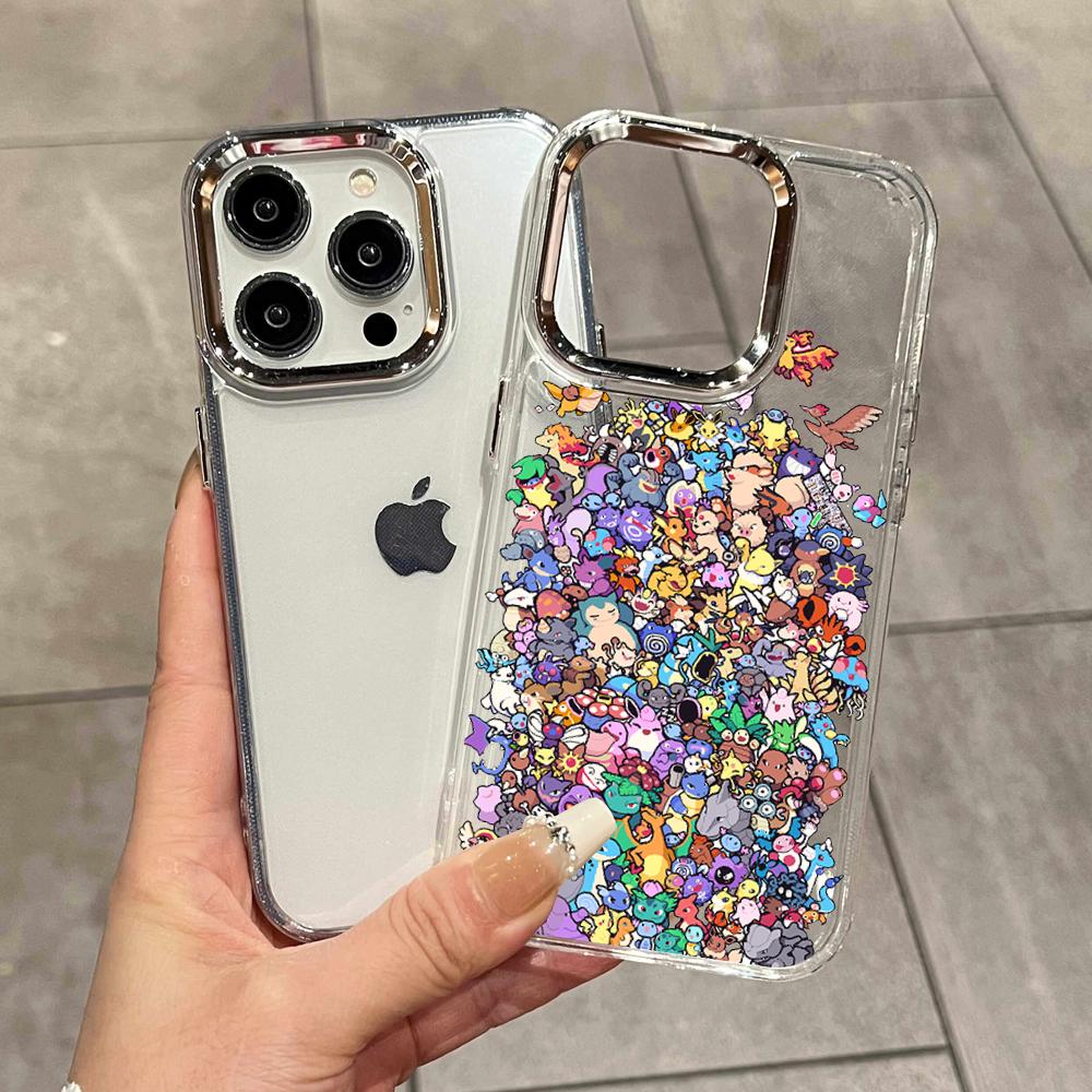 Phone Cases Clear - Cute Cartoon P-Pokemon Collection Phone Case