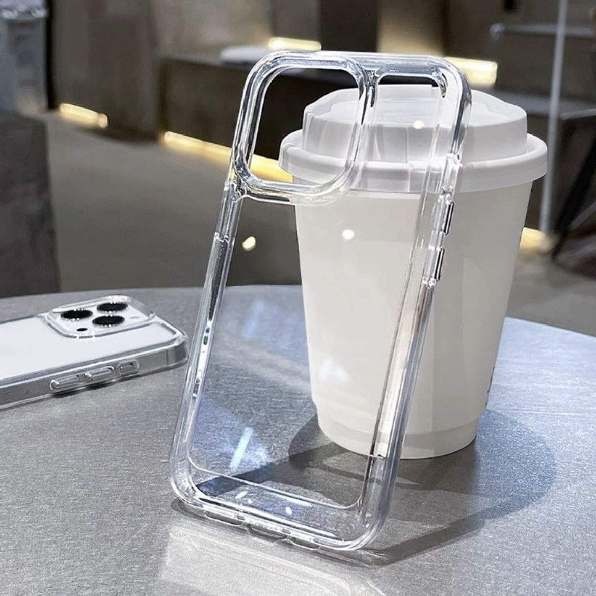 Phone Cases Clear - Premium Minimalist Transparent Big Hole Phone