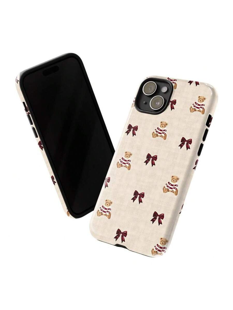 Phone Cases Aesthetic - Cozy Bear Aesthetic Christmas Sweater Phone