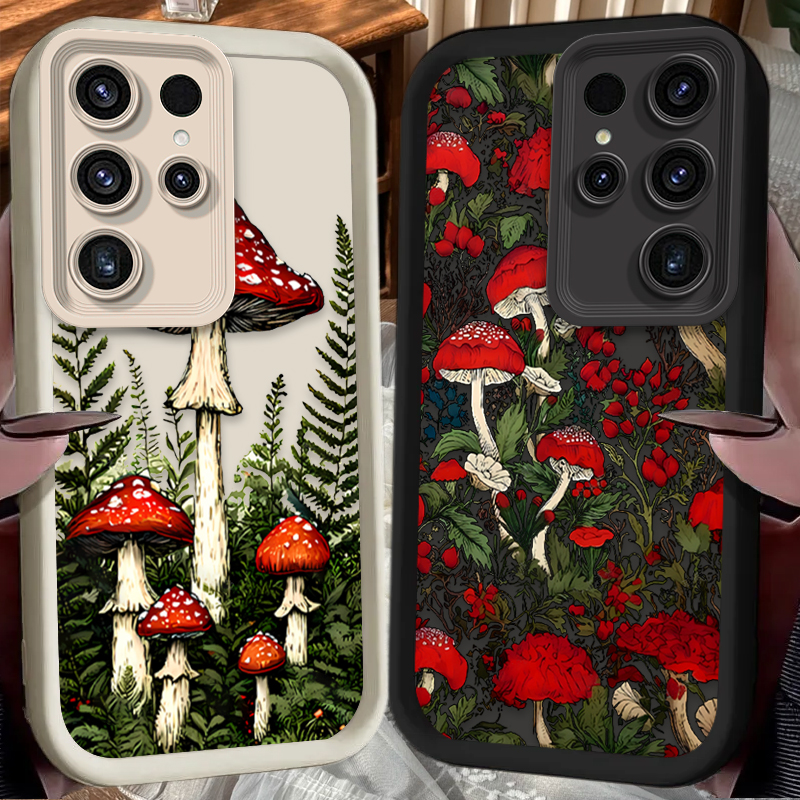 Phone Cases Aesthetic - Mushroom Aesthetic Soft Phone Case for