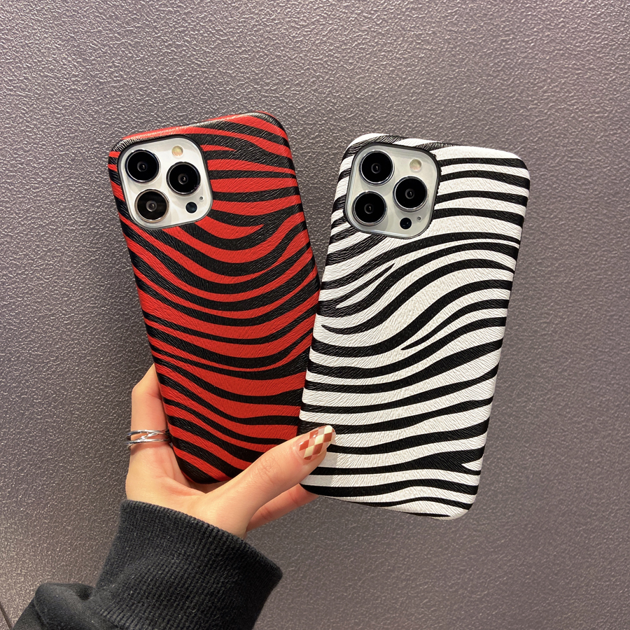 Phone Cases Vogue - Vogue Zebra Print Grain Phone Case