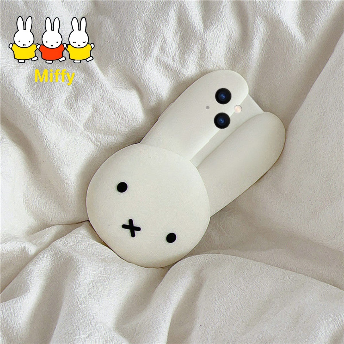 Phone Cases Big W - Miffy Rabbit White Silicone Phone Case
