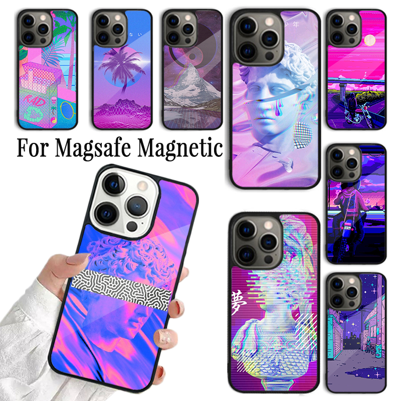 Phone Cases Aesthetic - Vaporwave Aesthetic Art Phone Case Cover