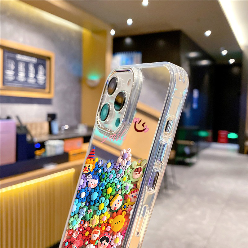 Cute Flower Makeup Mirror Phon – Phone Cases Aesthetic recenzja i cena