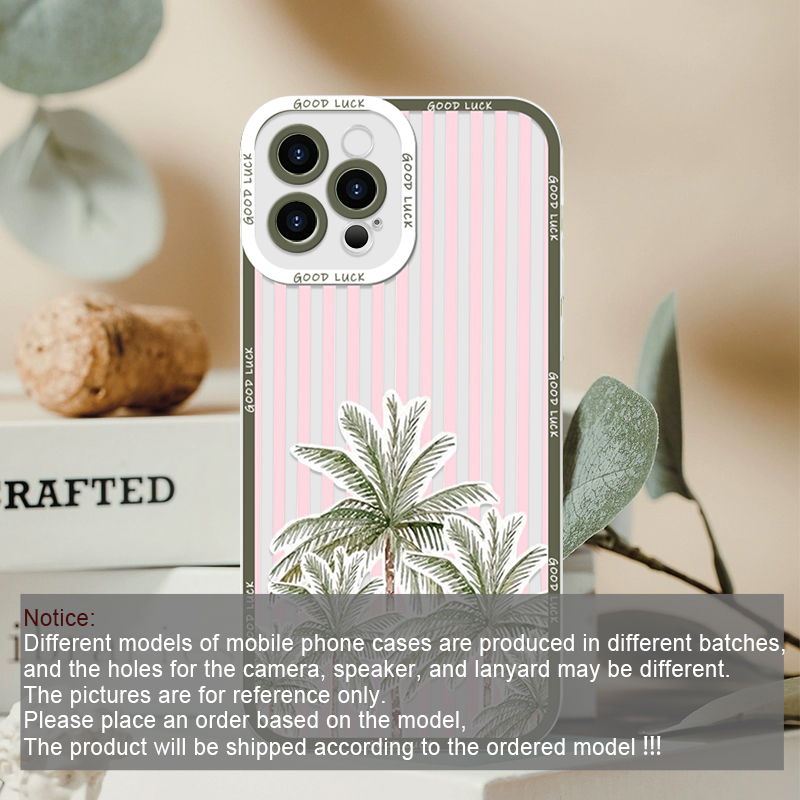 Summer Palm Coconut Tree Strip – Phone Cases Clear recenzja i cena