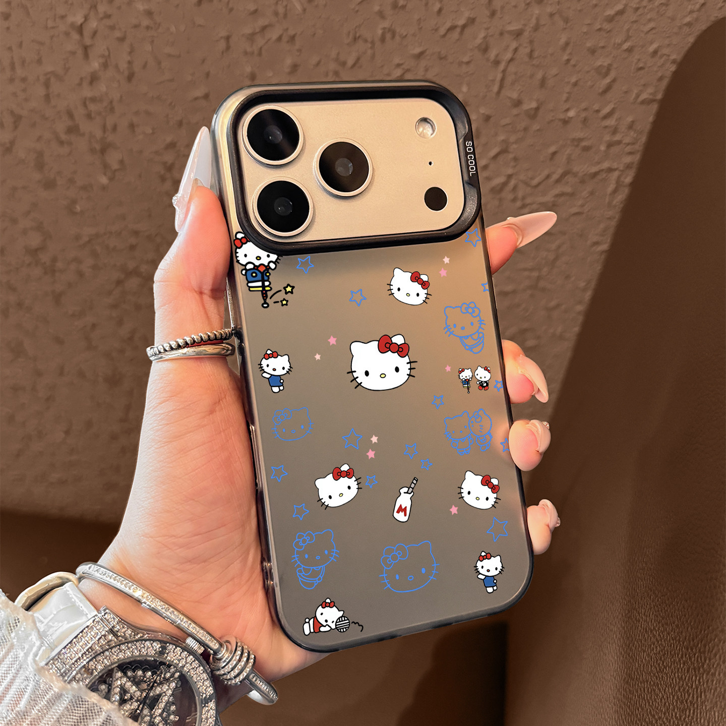 Cute Blue Hello Kitty Pattern  – Phone Cases Xr Iphone recenzja i cena