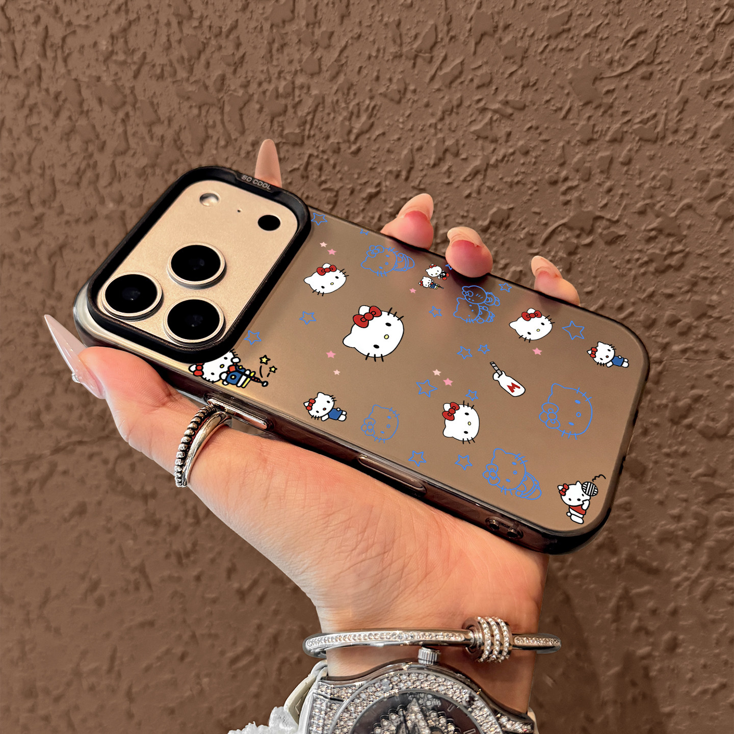 Cute Blue Hello Kitty Pattern  – Phone Cases Xr Iphone recenzja i cena