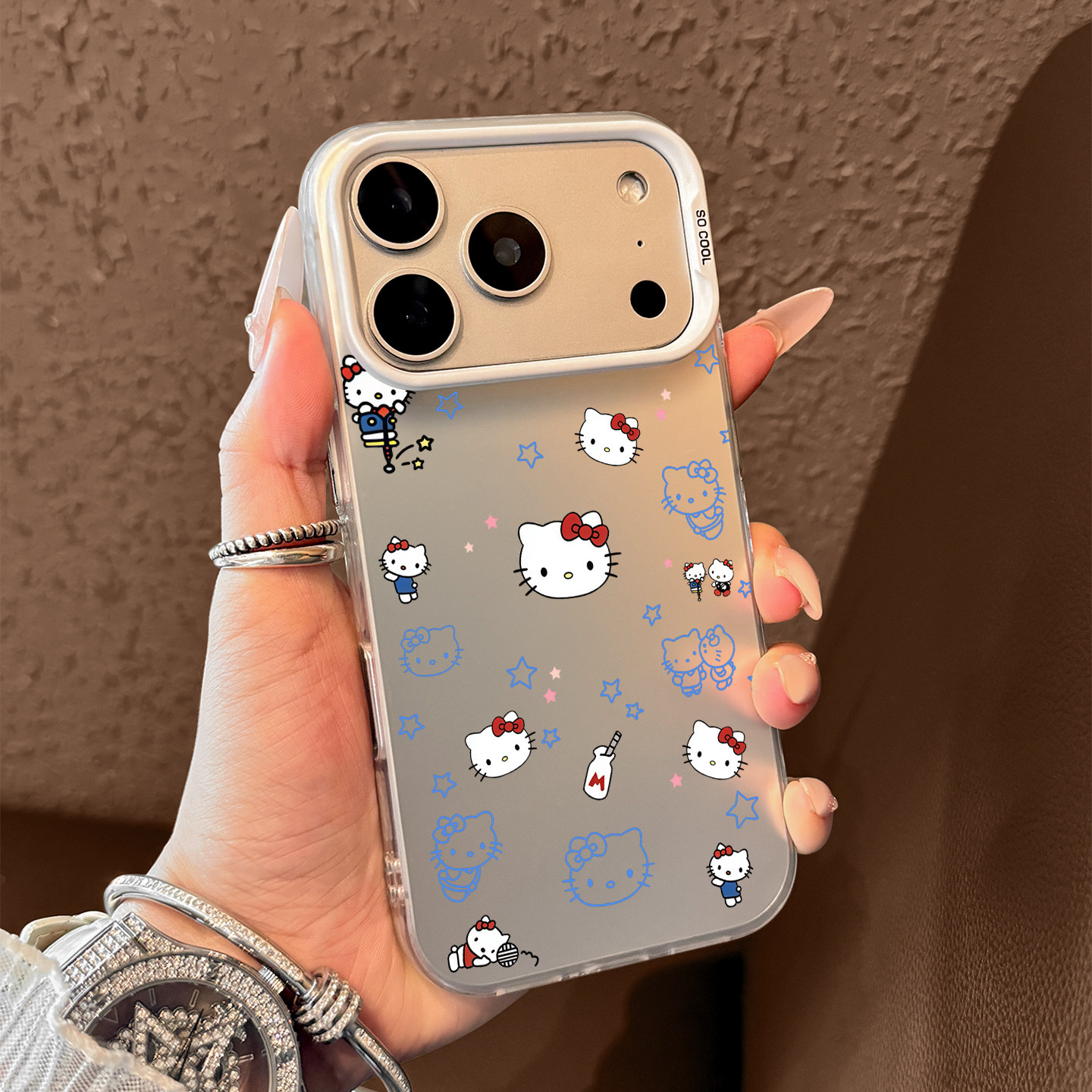 Cute Blue Hello Kitty Pattern  – Phone Cases Xr Iphone recenzja i cena