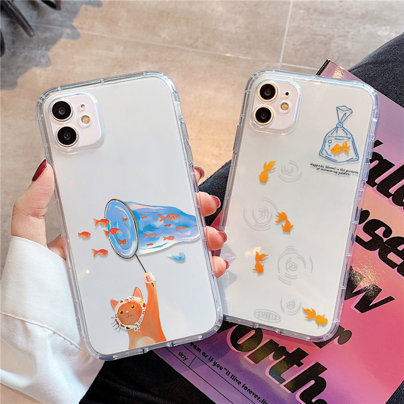 Lovely Fishes Clear Phone Case – Phone Cases Xr Iphone recenzja i cena