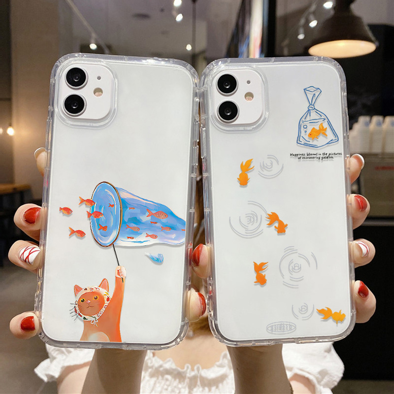 Lovely Fishes Clear Phone Case – Phone Cases Xr Iphone recenzja i cena