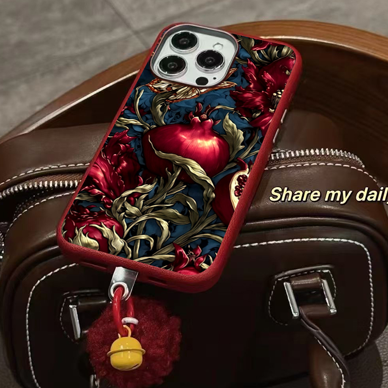 Vintage Pomegranate TPU Art Ph – Phone Cases Aesthetic recenzja i cena
