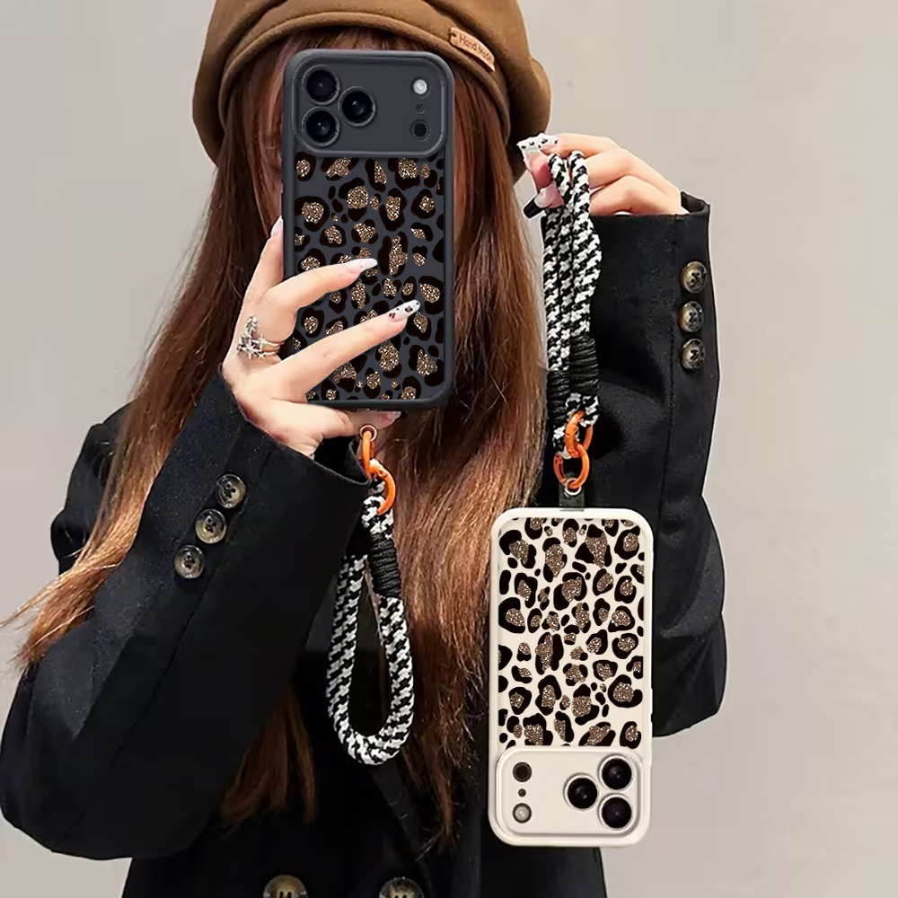 Leopard Print INS Hand Wrist S – Phone Cases With Straps recenzja i cena