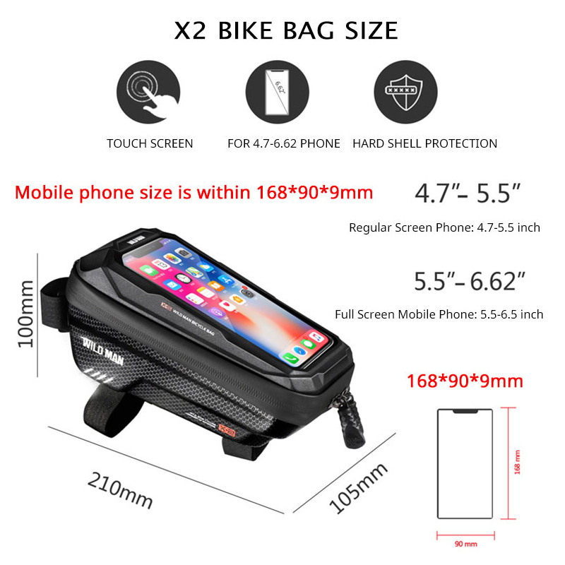 WILD MAN Bike Bag Front Cyclin – Phone Cases Youtube recenzja i cena
