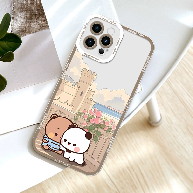 Cute BUBU DUDU Couple Clear Ph – Phone Cases Clear recenzja i cena