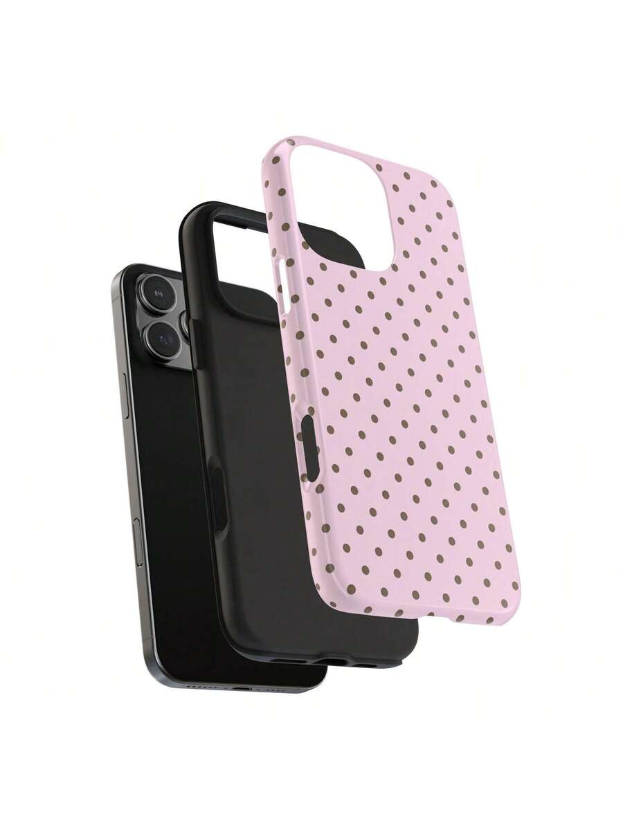 Brown Polka Dot Fashion Phone  – Phone Cases Aesthetic recenzja i cena