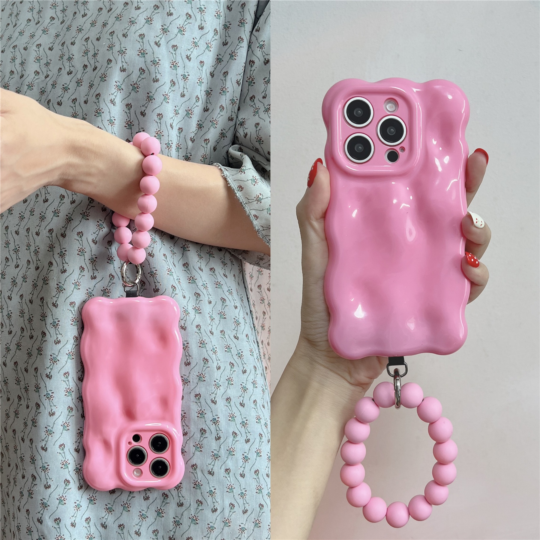 Cute Wave Edge Rose Red Bubble – Phone Cases Redbubble recenzja i cena