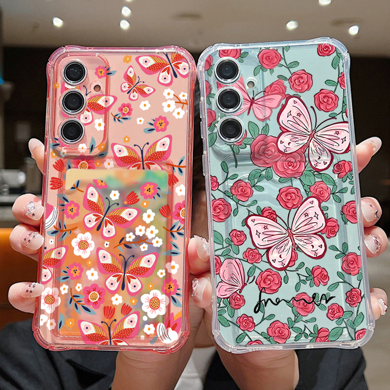 Flower Butterfly Pattern Clear – Phone Cases Clear recenzja i cena