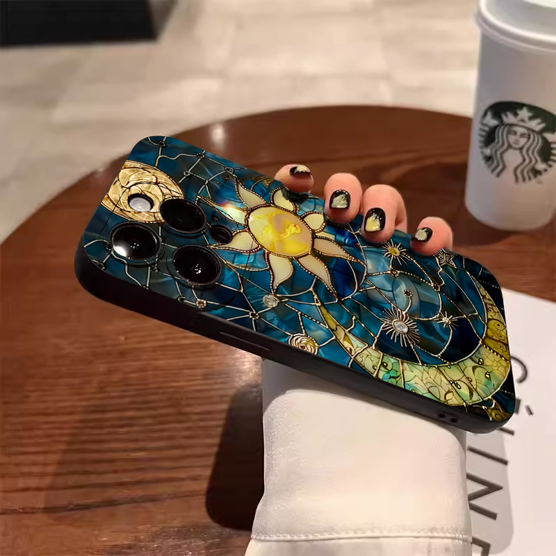 Aesthetic Sun Moon Print Phone – Phone Cases Aesthetic recenzja i cena