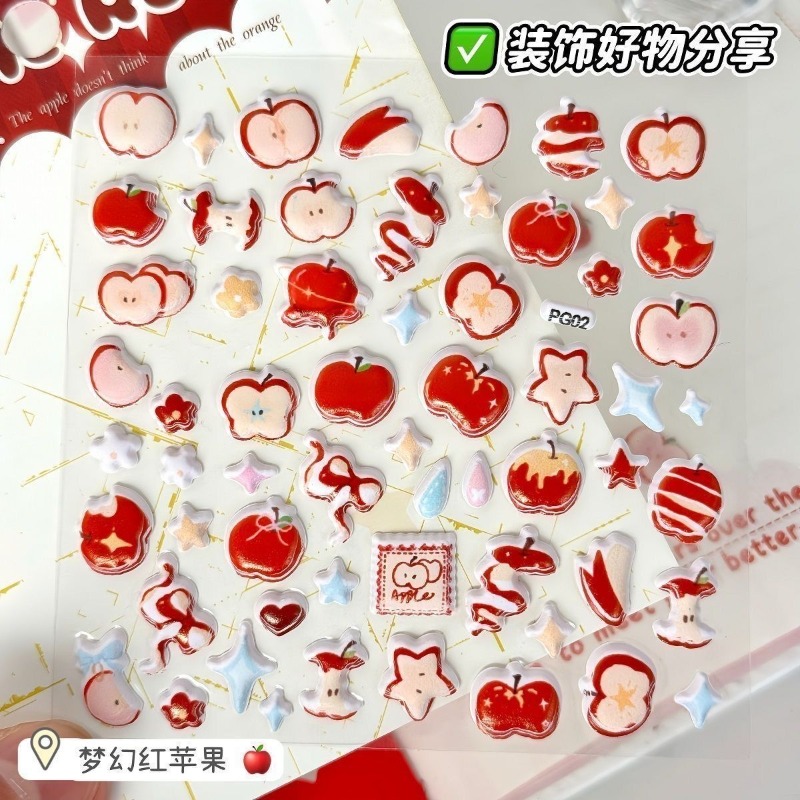 Dreamy fruit 3D Puffy Stickers – Phone Cases Aesthetic recenzja i cena