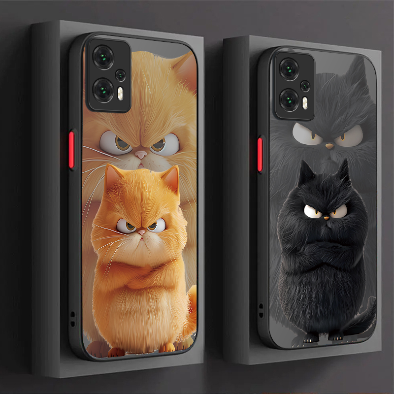 Cartoon Angry Cat Couple Style – Phone Cases Xiaomi recenzja i cena