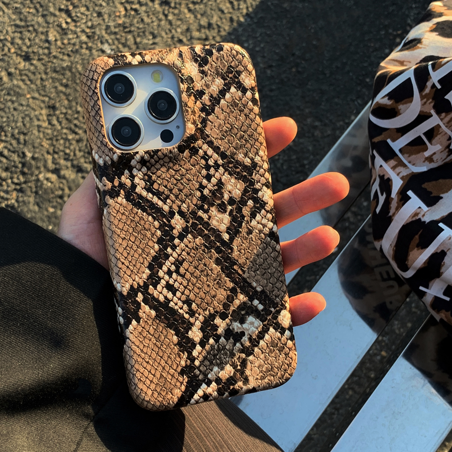 Vogue Snake Grain Phone Case f – Phone Cases Vogue recenzja i cena