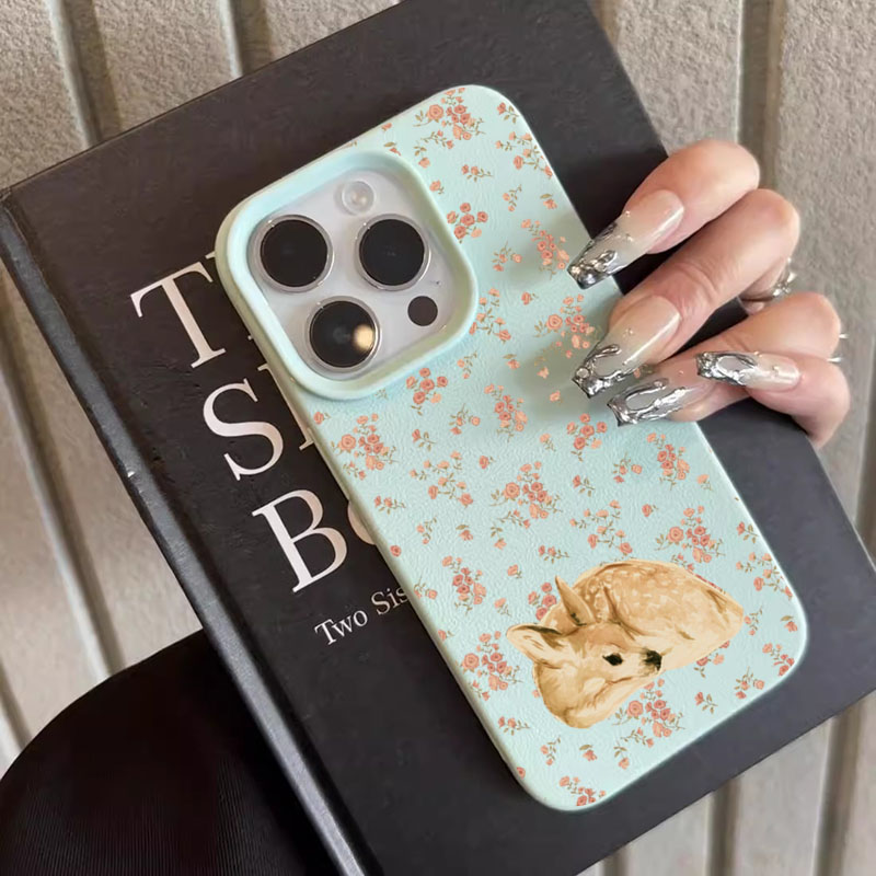 Cute Deer Full Floral Pattern  – Phone Cases Xr Iphone recenzja i cena