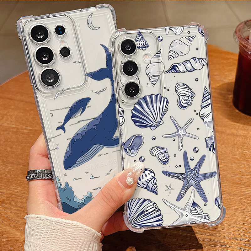Whale Turtle Pattern Clear Pho – Phone Cases Clear recenzja i cena