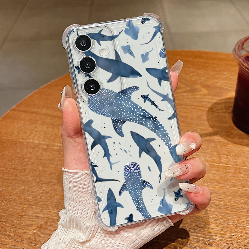 Whale Turtle Pattern Clear Pho – Phone Cases Clear recenzja i cena