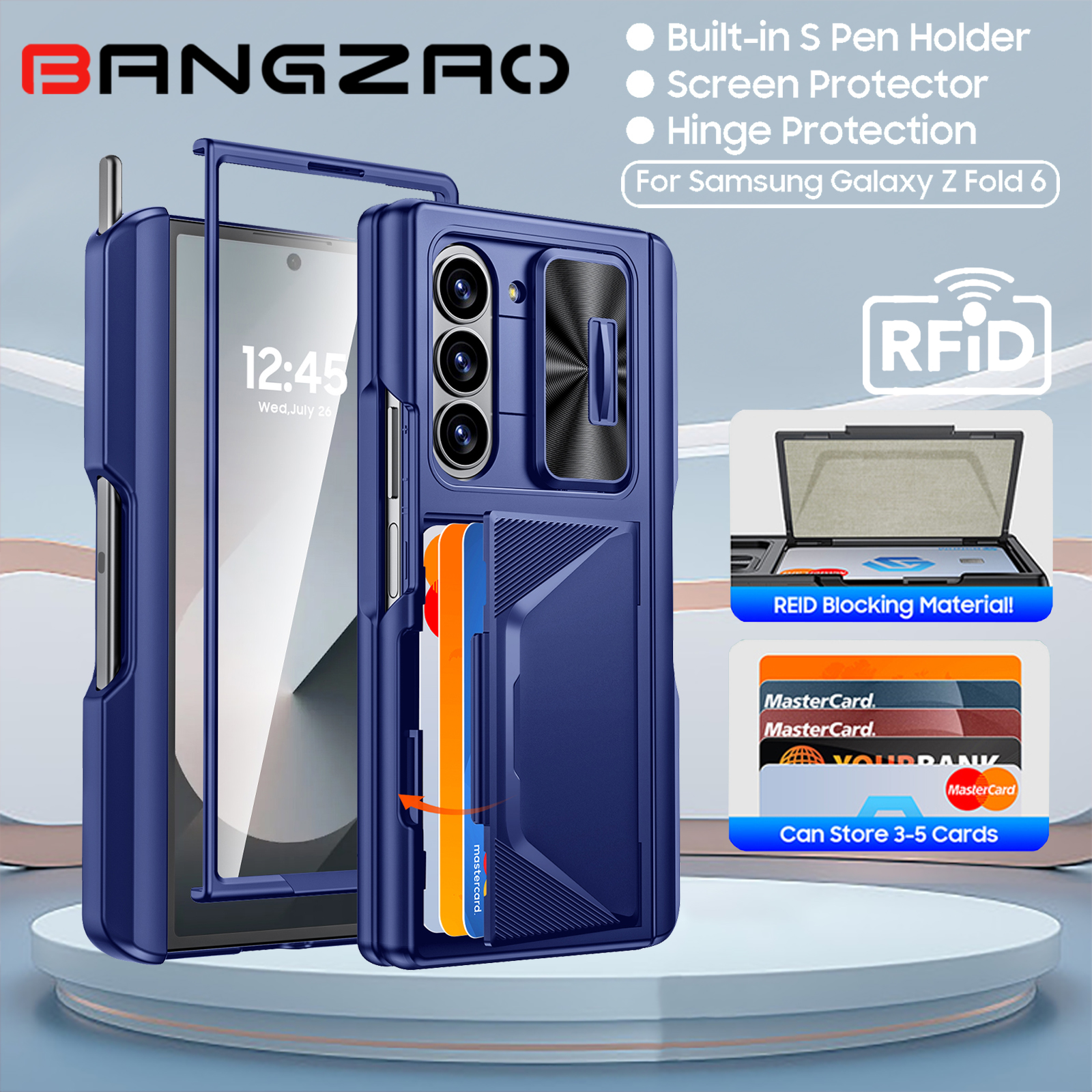 For Galaxy Z Fold 6,Goddess Da – Phone Cases With Wallet On Back recenzja i cena