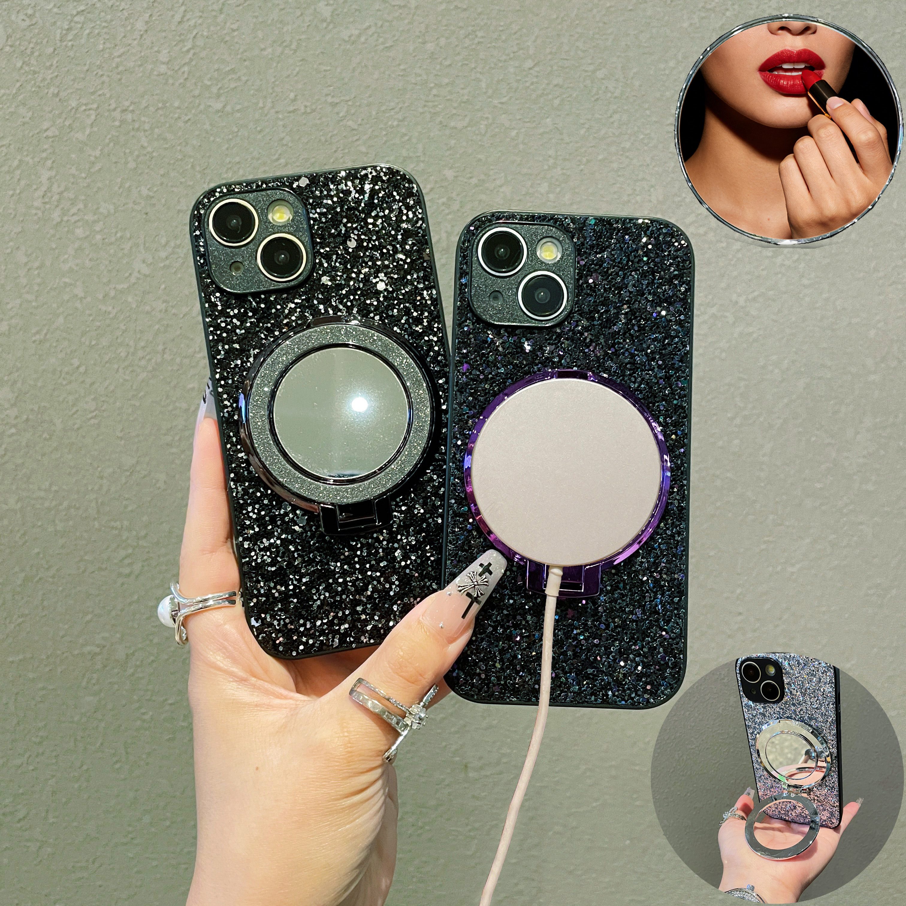 Glitter Leather Vogue Phone Ca – Phone Cases Vogue recenzja i cena