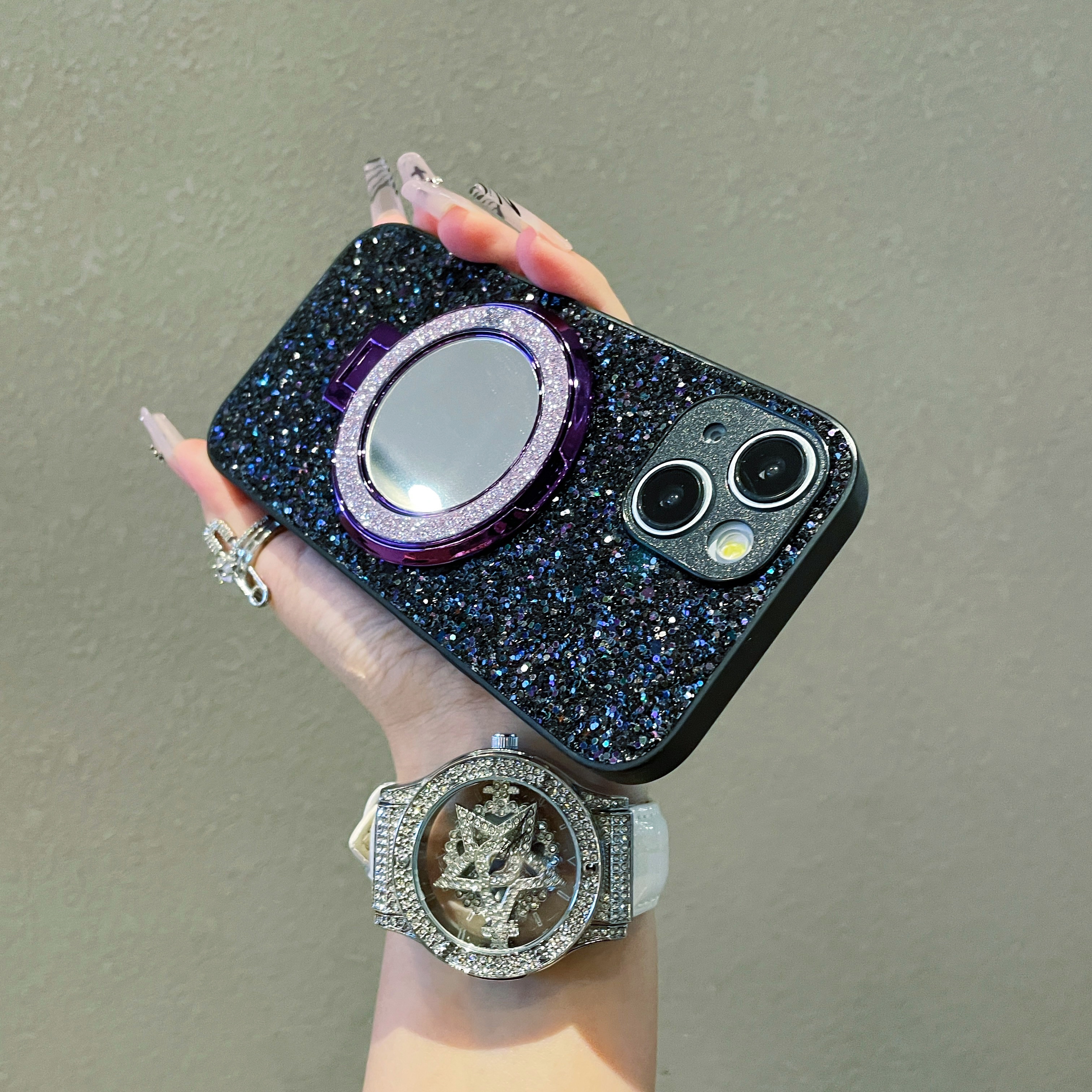 Glitter Leather Vogue Phone Ca – Phone Cases Vogue recenzja i cena