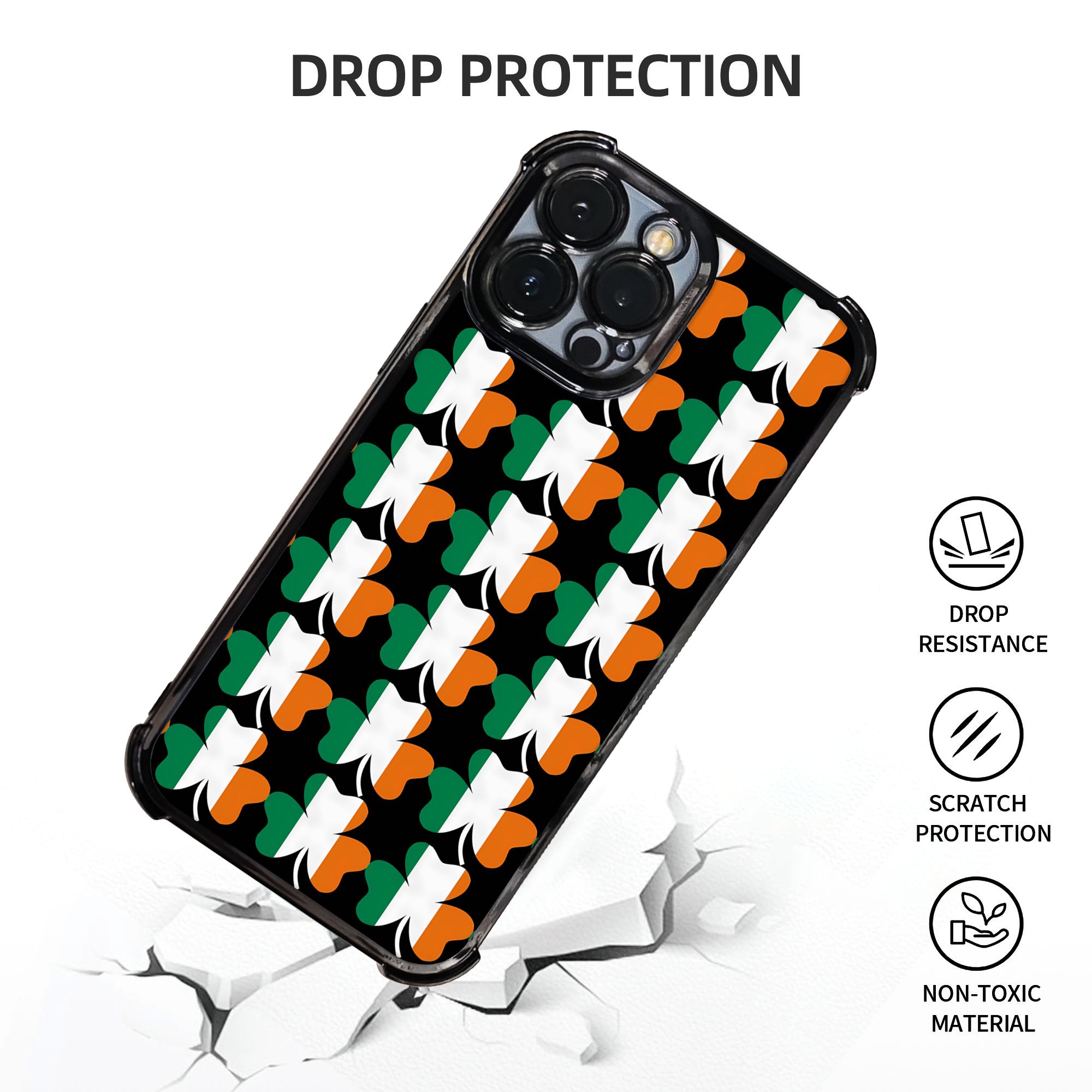 Ireland Flag Shamrock Phone Ca – Phone Cases Ireland recenzja i cena
