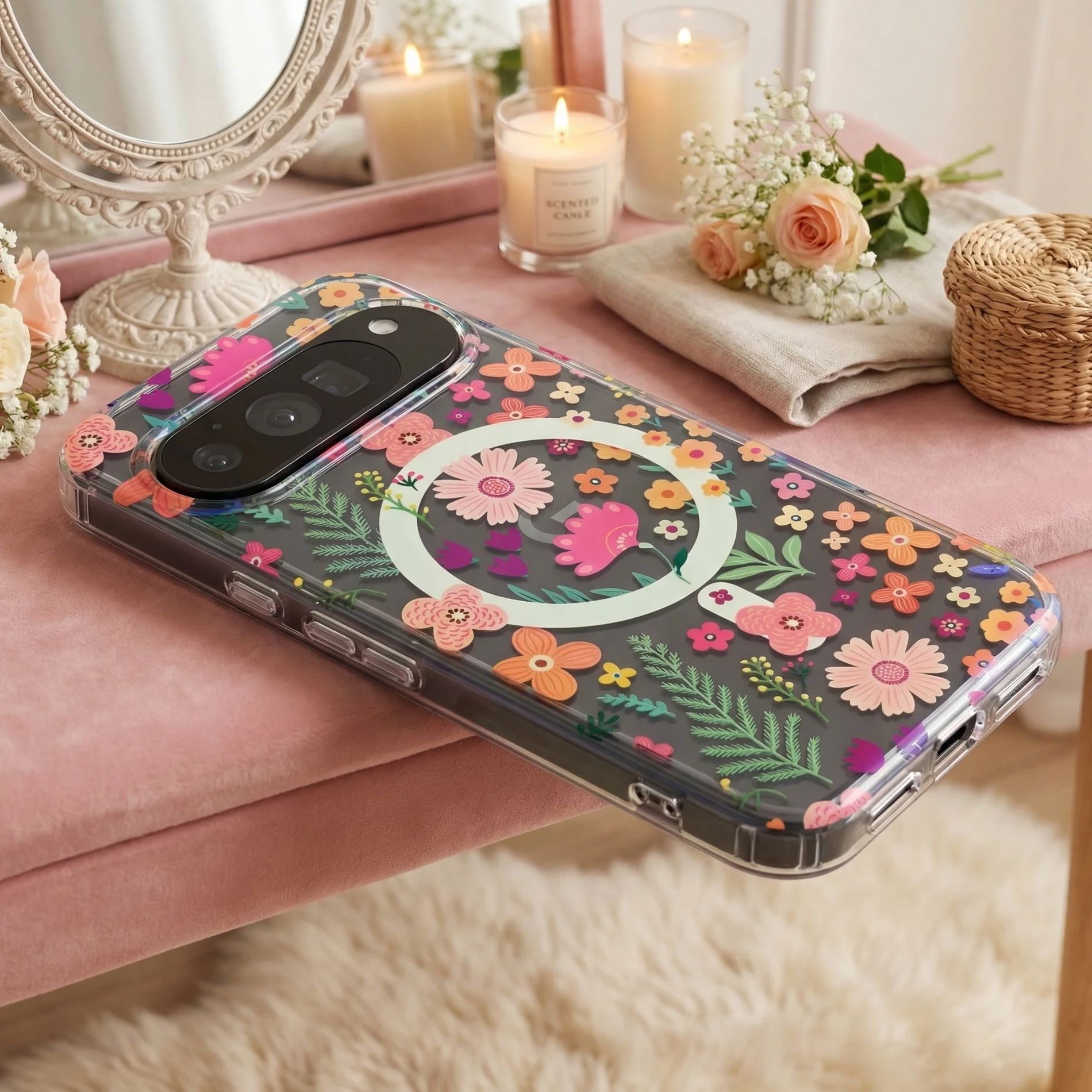 Luxury Spring Clear Glitter Pr – Phone Cases Aesthetic recenzja i cena