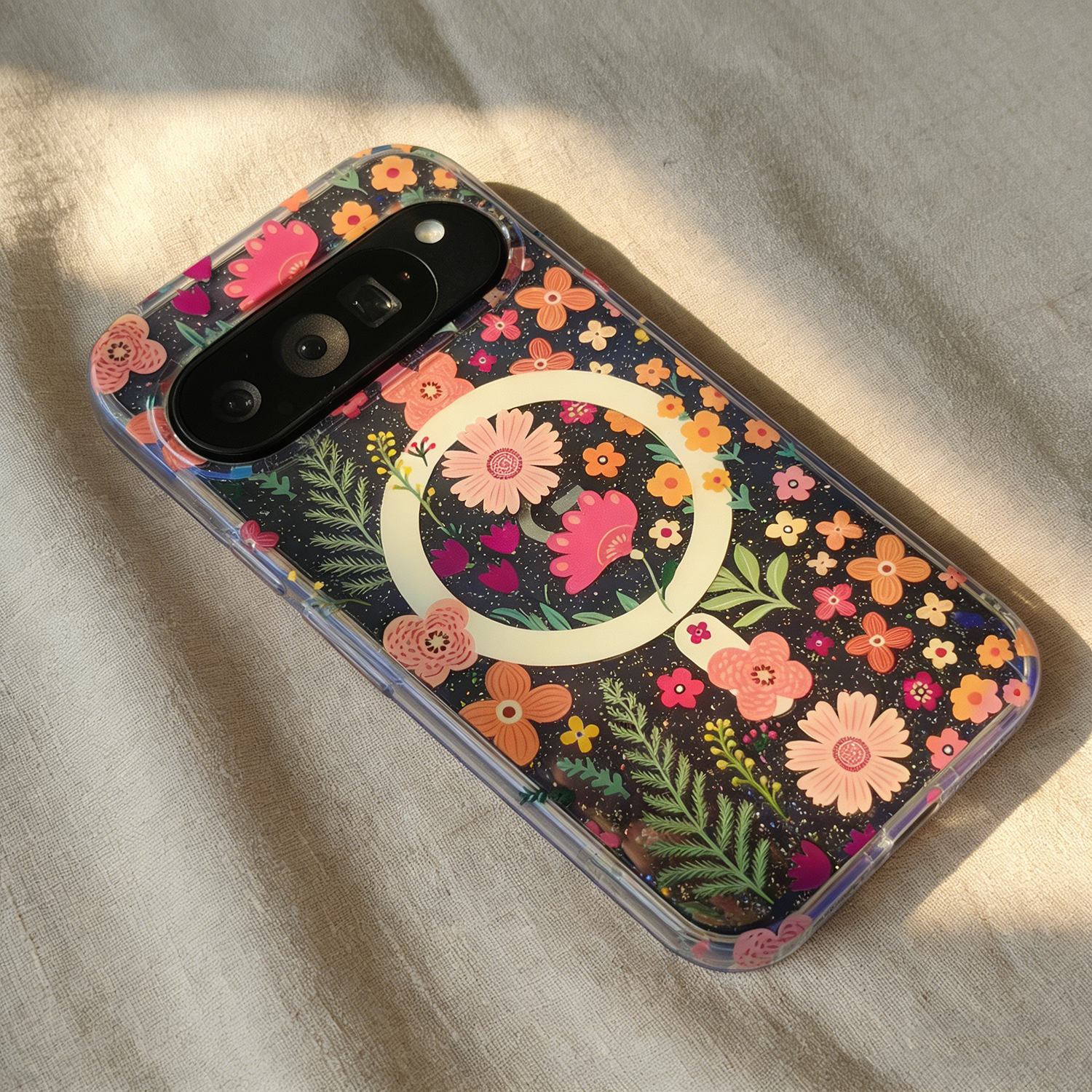 Luxury Spring Clear Glitter Pr – Phone Cases Aesthetic recenzja i cena