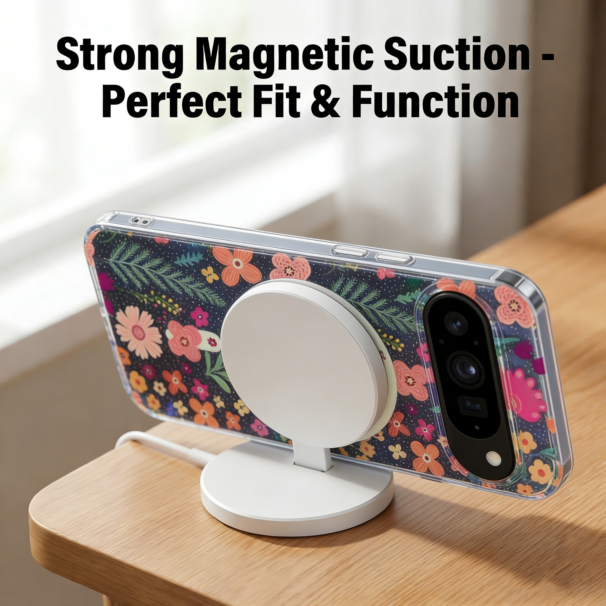 Luxury Spring Clear Glitter Pr – Phone Cases Aesthetic recenzja i cena