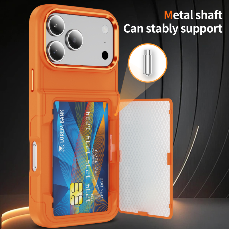New Solid Color Frosted PC Wal – Phone Cases With Wallet On Back recenzja i cena