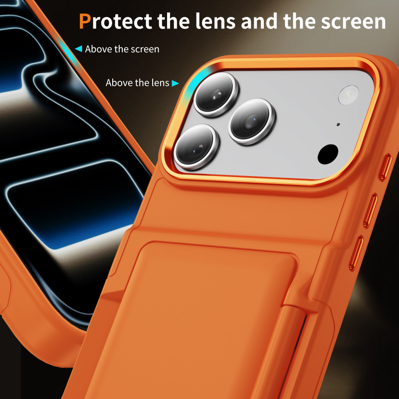 New Solid Color Frosted PC Wal – Phone Cases With Wallet On Back recenzja i cena