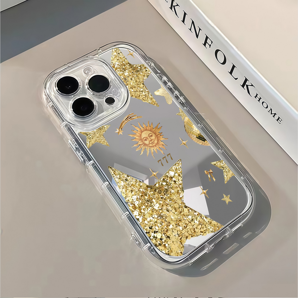 Celestial Gold Glitter Mirror  – Phone Cases Xr Iphone recenzja i cena