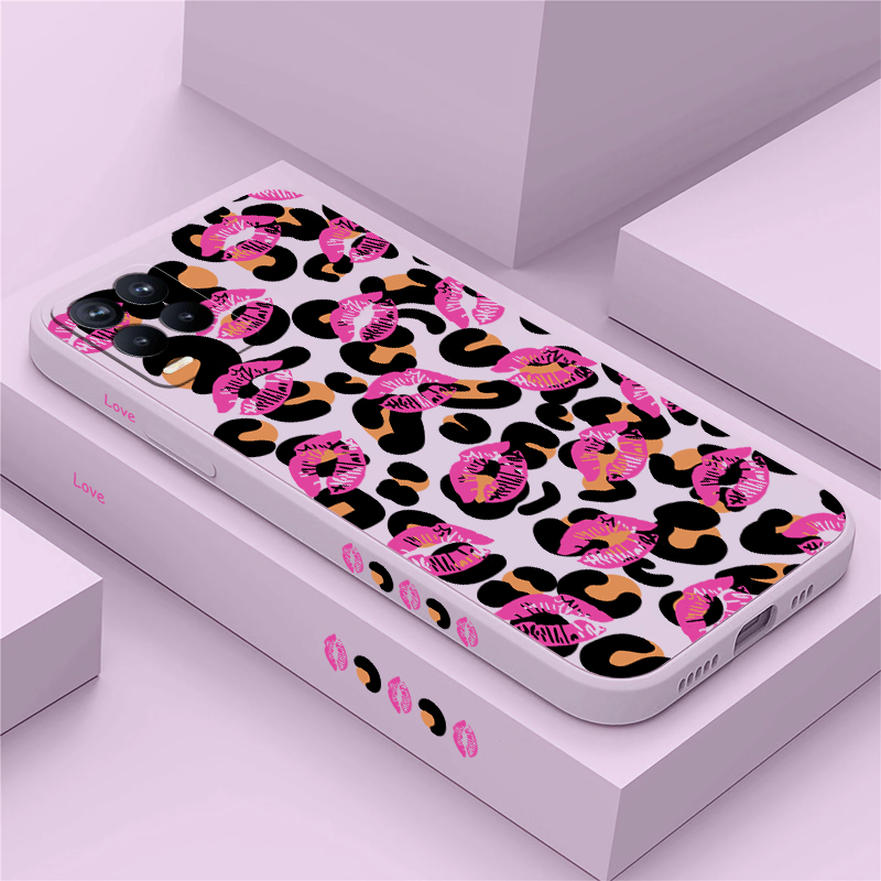 Lips Leopard Print Phone Case  – Phone Cases Leopard Print recenzja i cena