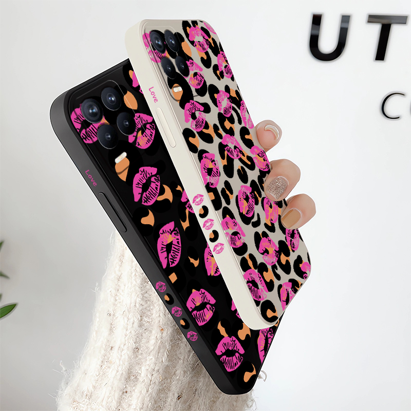 Lips Leopard Print Phone Case  – Phone Cases Leopard Print recenzja i cena