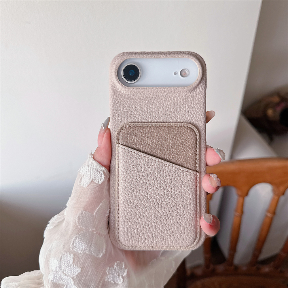 Luxury Color Collision Leather – Phone Cases With Wallet On Back recenzja i cena