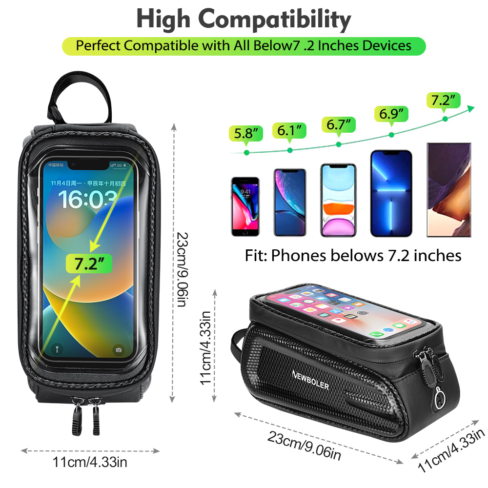 NEWBOLER Bicycle Bag Cycling T – Phone Cases Youtube recenzja i cena