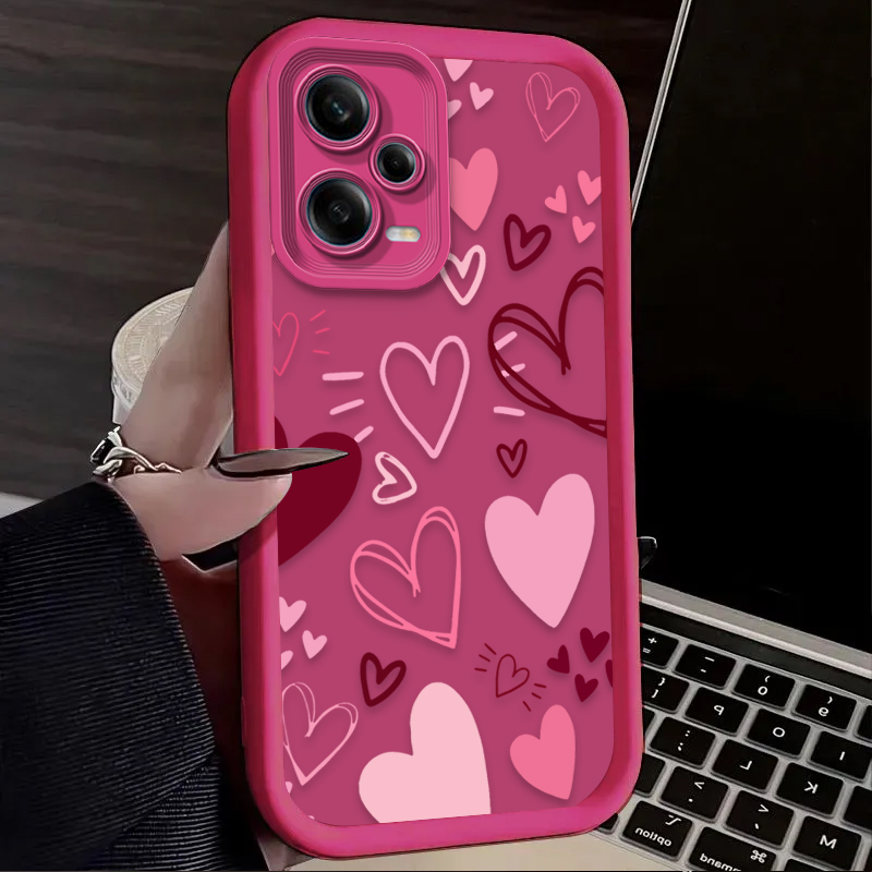 Pink Heart-shaped Phone Case f – Phone Cases Xiaomi recenzja i cena