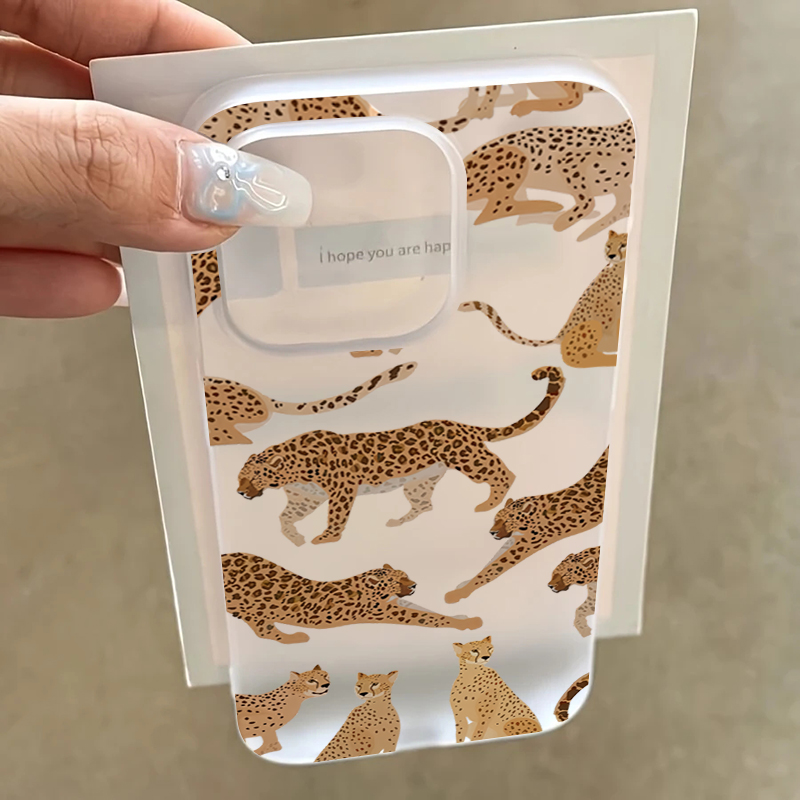 For iPhone 17 16 15 14 13 12 1 – Phone Cases Leopard Print recenzja i cena