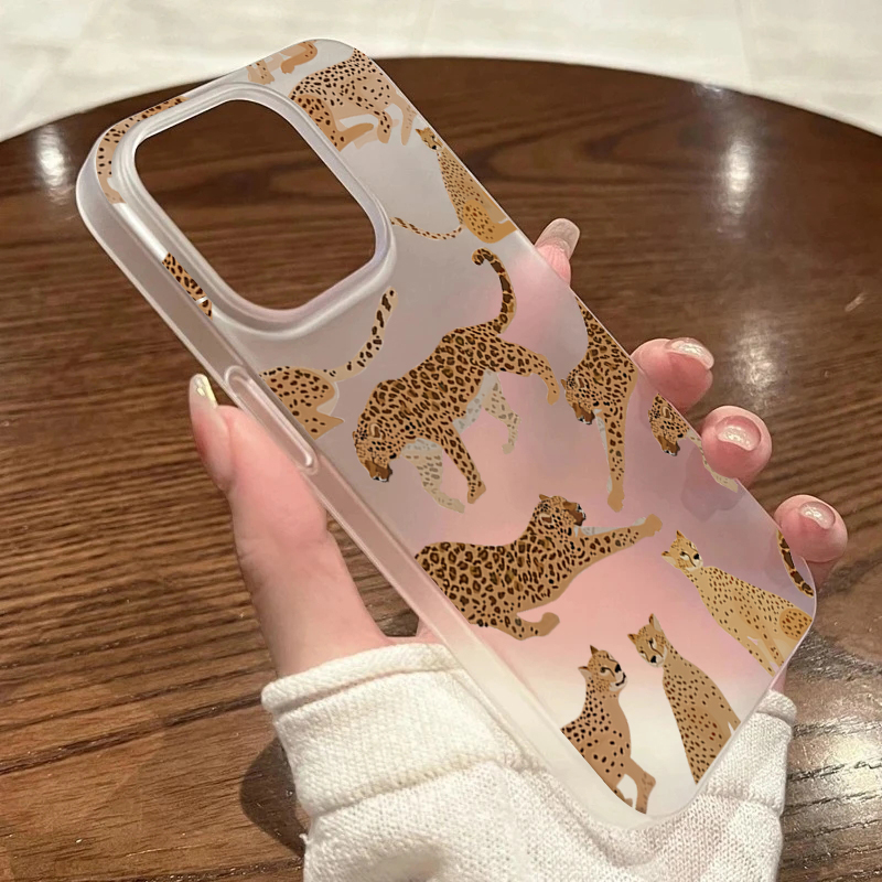 For iPhone 17 16 15 14 13 12 1 – Phone Cases Leopard Print recenzja i cena