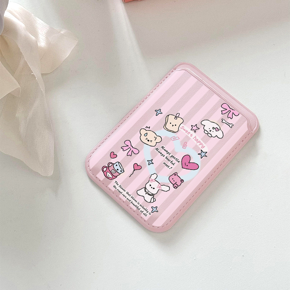 Cute Girly Sketch Style Leathe – Phone Cases With Wallet On Back recenzja i cena
