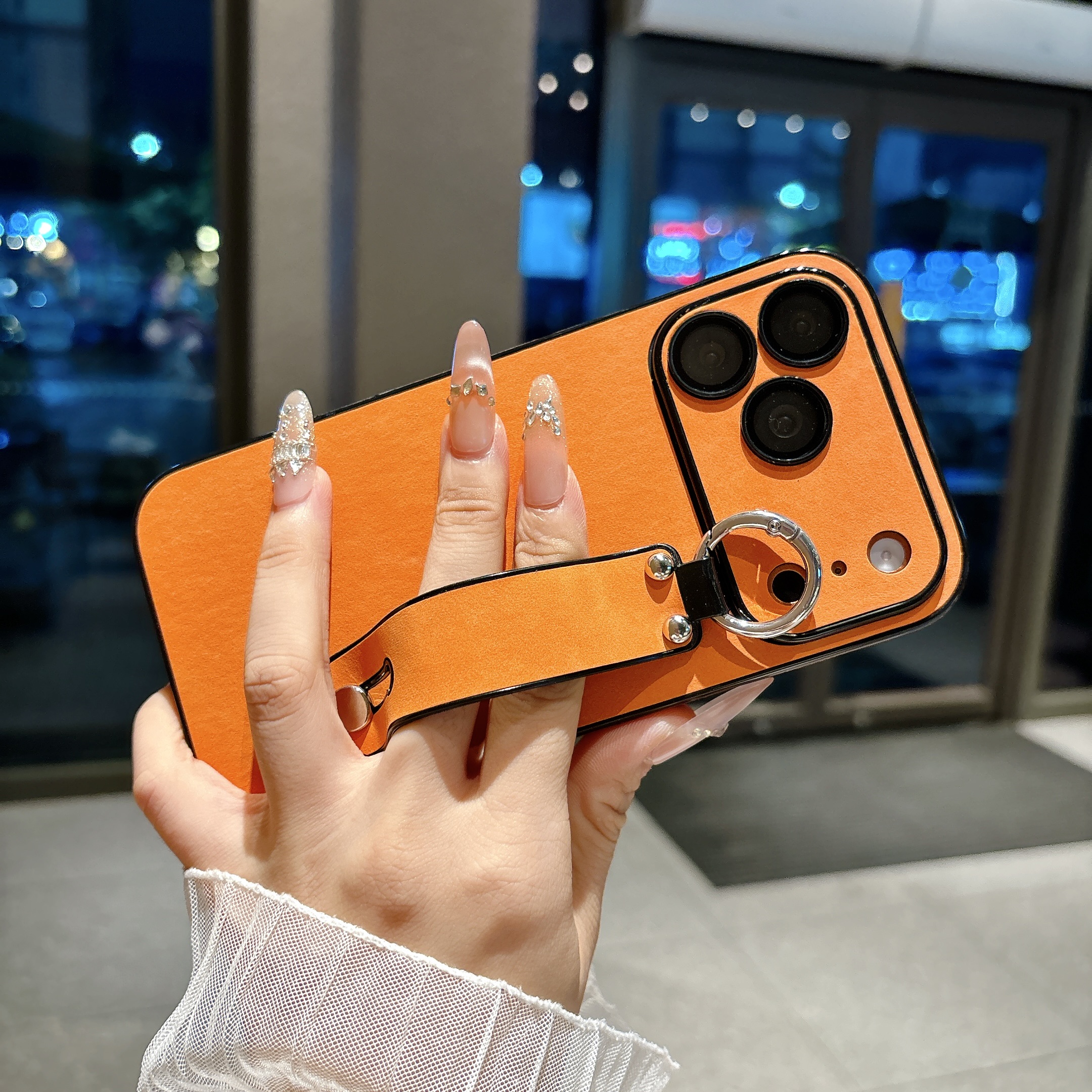 Suede Leather Wrist Strap Hold – Phone Cases With Straps recenzja i cena