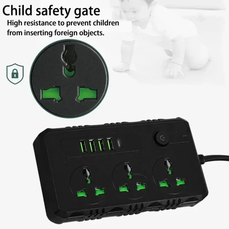 Power Strip with 4 USB and 1 T – Phone Cases Uk recenzja i cena